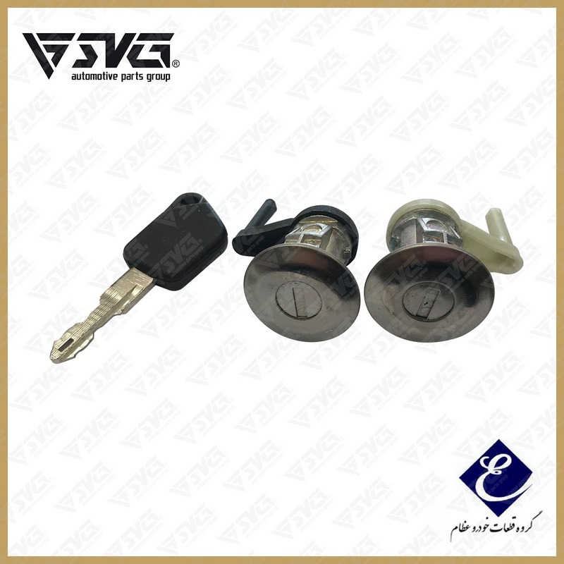 قفل سوییچی دربها با یک کلید یدک پژو 206 عظام