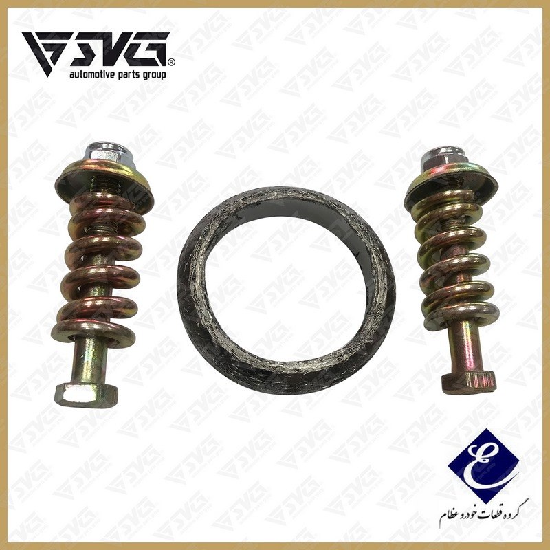 کیت کامل لوازم گلویی اگزوز (واشر گلویی) پژو 206 عظام