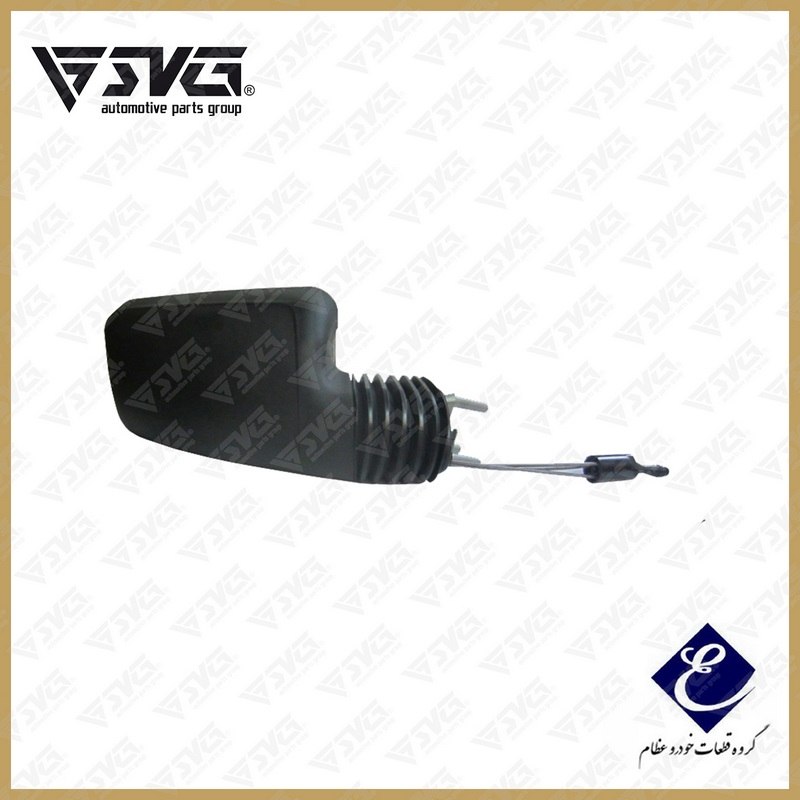 تصویر آینه دستی راست پژو 405 عظام، جهت دید جانبی خودرو.