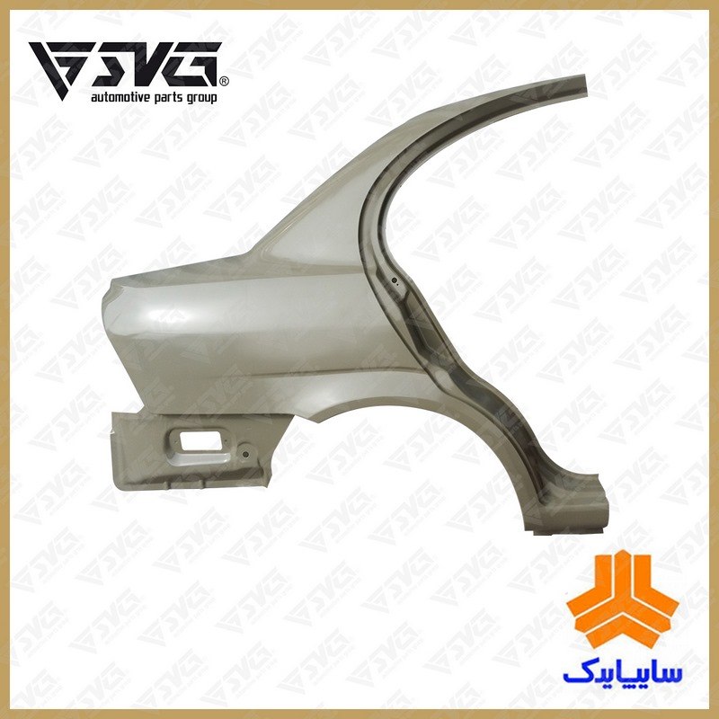 گلگیر عقب راست تیبا 1 کامل آستر شده تیبا سایپا یدک