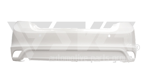 تصویر سپر عقب سفید ساینا GAT با طراحی فابریک و کیفیت مقاوم