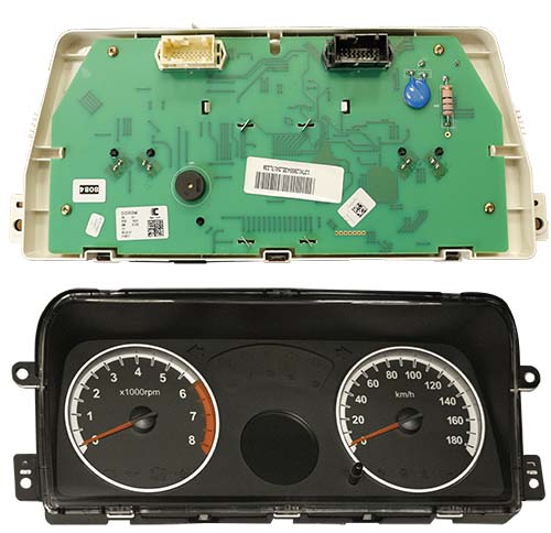 جلو آمپر دیجیتالی پراید E4 مجهز به CICM02 کروز Digital Instrument Cluster for Pride E4 with CICM02 – Crouse