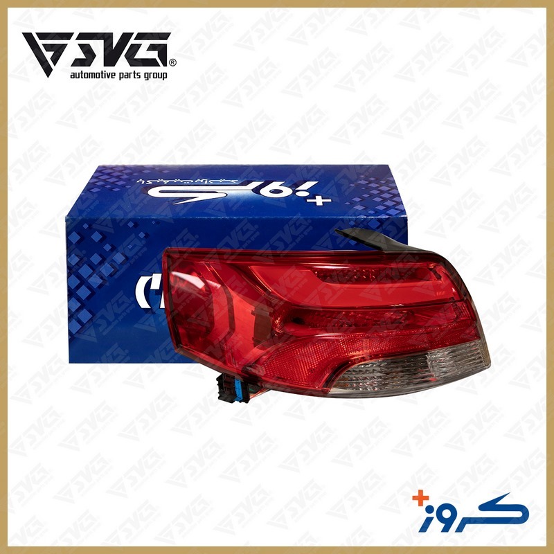 تصویر چراغ عقب چپ رانای لوکس سال کروز؛ قطعه اصلی ایمنی و روشنایی با طراحی لوکس.