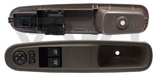 مجموعه کلید شیشه بالابر و آینه برقی جلو چپ پژو SLX تک نود کروز Peugeot SLX Crouse Left Front Single-Pole Power Window and Electric Mirror Switch Assembly (Takh-Nod)