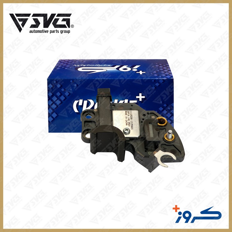آفتامات دینام (رگولاتور) با درپوش 206 R2 (ایسکارا) کروز Crouse Alternator Regulator with Cover (R2 Iskara) for Peugeot 206