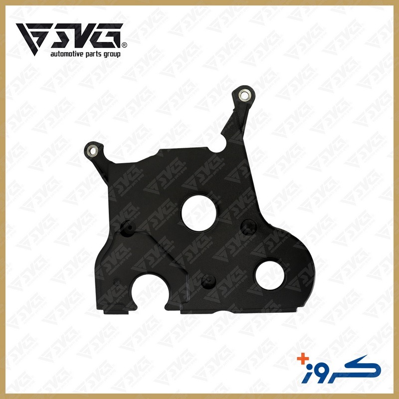 تصویر کاور پشتی تسمه تایم موتور سمند EF7 کروز؛ نمای قطعه پلاستیکی محافظ پشت تسمه تایم.