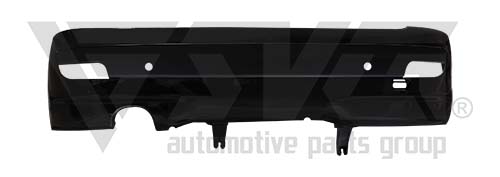 مجموعه سپر عقب بدون سنسور مشکی پژو 207 کروز پلاس Rear Black Bumper Assembly without Sensor (Plus) for Peugeot 207 – Crouse