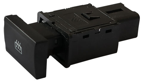 کلید گرمکن شیشه عقب داشبورد کروزی پراید کروز Rear Window Heater Switch for Pride Dashboard – Crouse