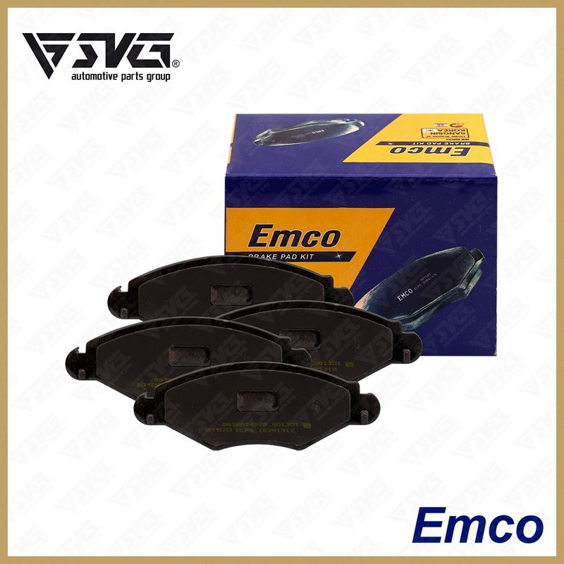 لنت ترمز جلو پژو 206 تیپ 2 و 3 امکو (EMCO/IREMCO)مناسب ترمز دیسکی جلو