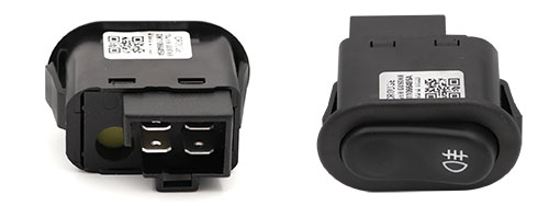 کلید چراغ مه شکن عقب جدید پراید X131 و پراید وانت ( بیضی ) کروز Rear Fog Light Switch (Oval) for Pride X131 & Pride Pickup – Crouse