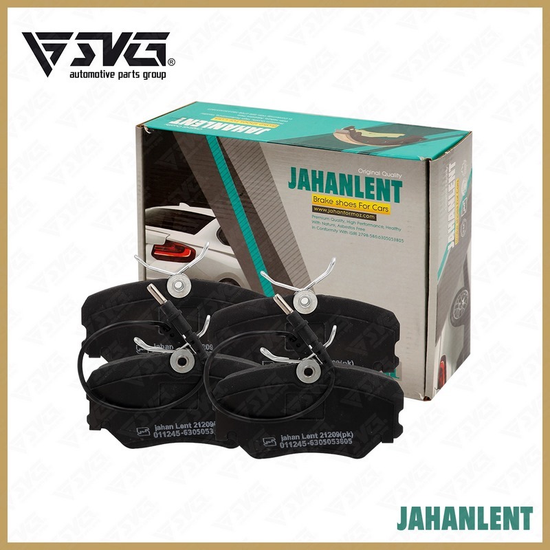 تصویر لنت ترمز جلو پژو ۴۰۵، سمند و آریسان جهان لنت؛ محصولی باکیفیت و استاندارد برای تضمین ایمنی و عملکرد سیستم ترمز خودروی شما.