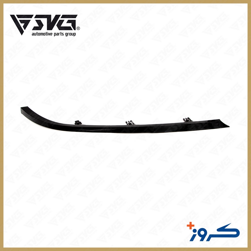 زه زیر چراغ جلو راست مشکی (ابرویی) پژو پارس کروز پلاس Peugeot Pars Plus Crouse Right Front Headlight Black Eyebrow Molding