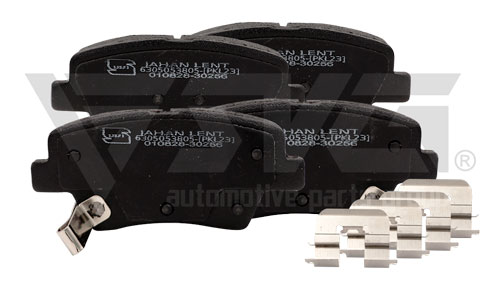 تصویر لنت ترمز عقب سمند سورن جهان لنت؛ محصولی با کیفیت و استاندارد برای تضمین ایمنی و عملکرد سیستم ترمز خودرو.