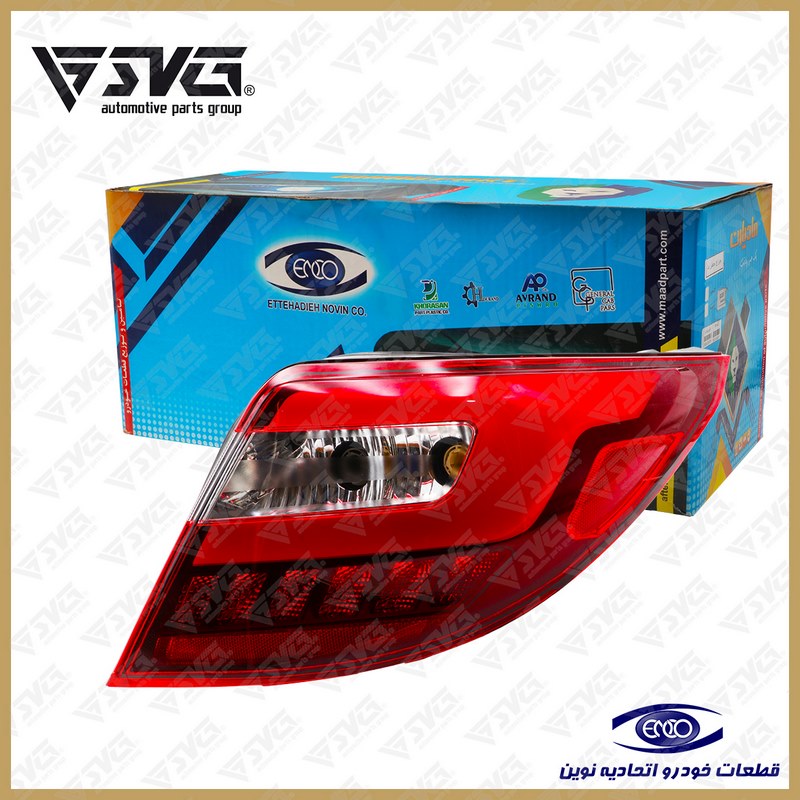 چراغ خطر عقب راست دنا پلاس اتحادیه نوین