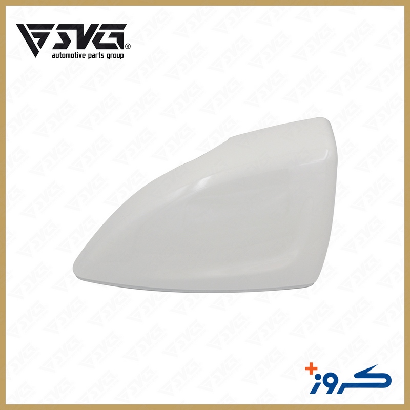 تصویر فلاپ آینه بغل چپ دنا پلاس سفید کروز؛ قطعه‌ای مقاوم و هماهنگ با بدنه برای محافظت از آینه و زیبایی خودرو.