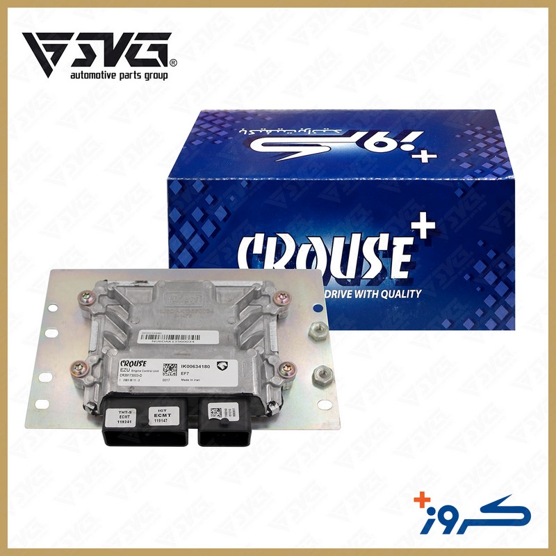 مجموعه واحد کنترل الکترونیک سمند ملی EF7 بنزینی با دریچه گاز برقی و صفحه نگهدارنده EasyU کروز