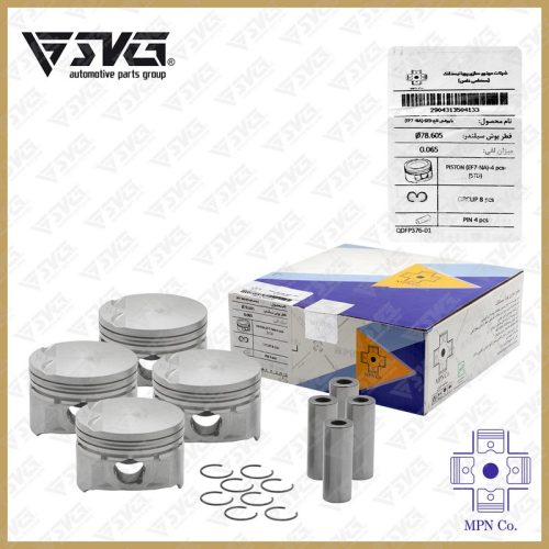 تصویر پیستون استاندارد STD سمند EF7 بدون رینگ MPN.