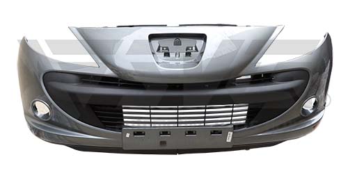 مجموعه سپر جلو خاکستری بدون چراغ مه شکن (پلاس) پژو 207 کروز Front Gray Bumper Assembly without Fog Lights (Plus) for Peugeot 207 – Crouse