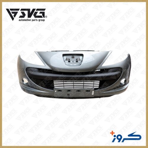 مجموعه سپر جلو خاکستری بدون چراغ مه شکن (پلاس) پژو 207 کروز Front Gray Bumper Assembly without Fog Lights (Plus) for Peugeot 207 – Crouse