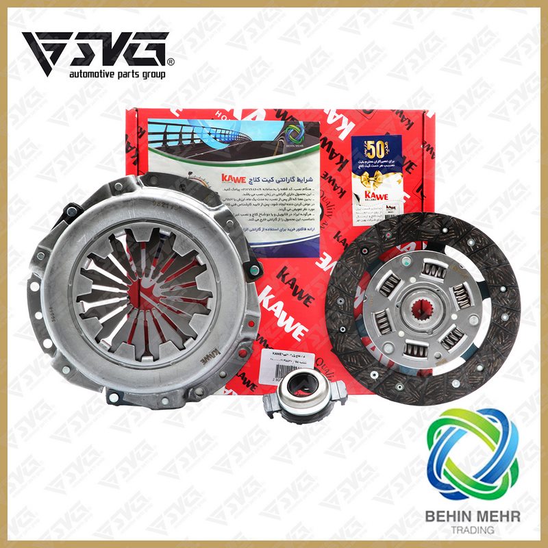 کیت کلاچ پژو 206 تیپ 2 KAWE هلند