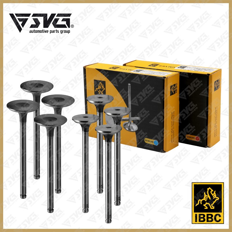 تصویر ست سوپاپ دود و هوا پژو 206 IBBC TU3.