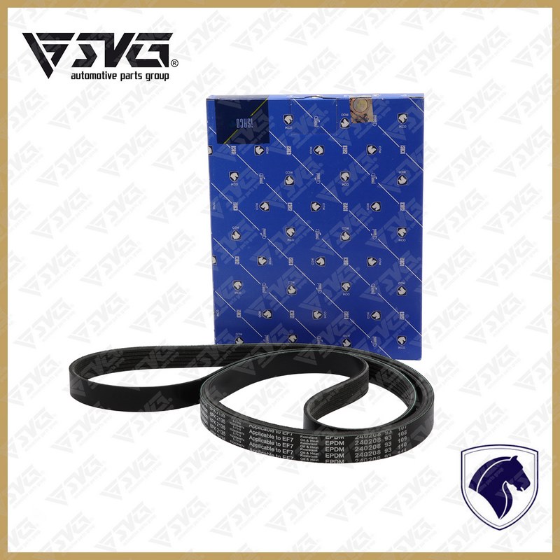 تسمه آلترناتور ( دینام ) طول 6PK 2135 موتور EF7 ( خاص فرمان برقی ) دنا پلاس رایکا آلتون ایساکو