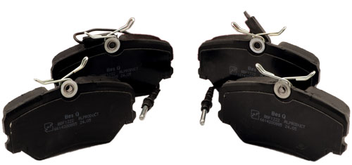 لنت ترمز جلو با شیم پژو 405 آذین تنه – محصول اصلی گروه قطعات خودرو وفادوست