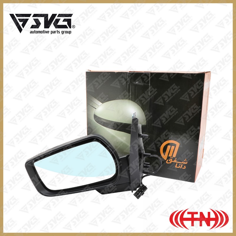 آینه جانبی برقی چپ پژو پارس سال LED دار P9 (شفق دانا) آذین تنه