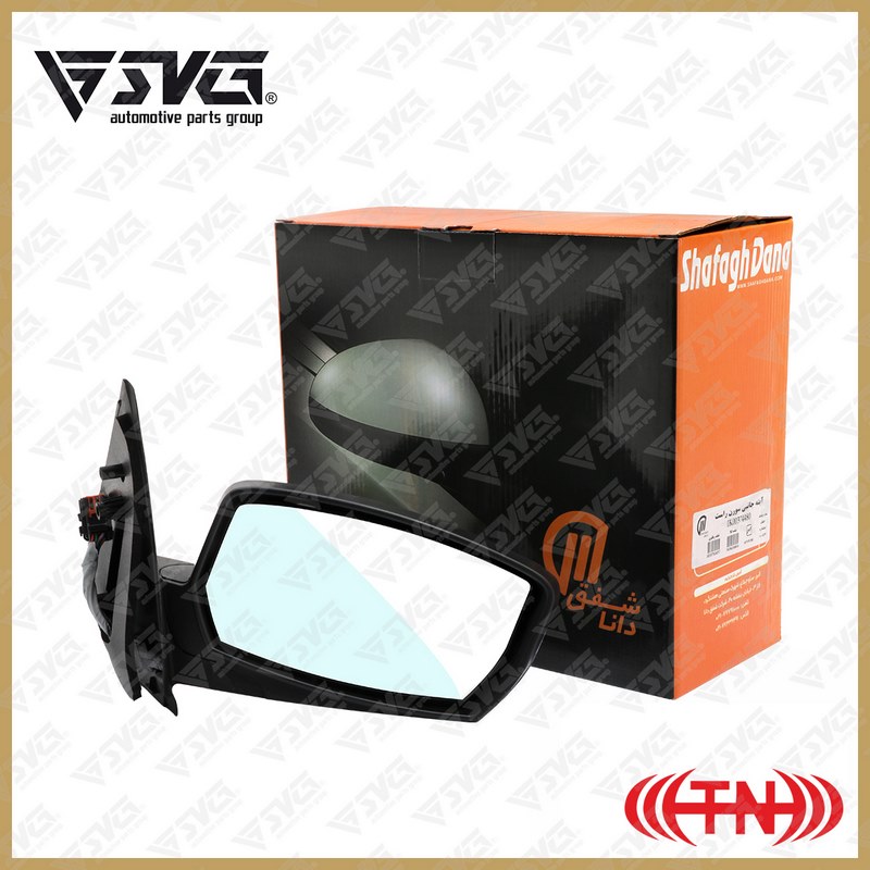 تصویر آینه جانبی راست برقی فلدینگ سمند سورن پلاس برند آذین تنه