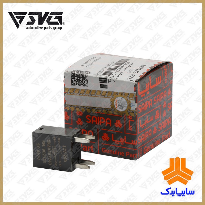رله میکرو 4 پین 20 آمپر تیبا و ریو و کوییک سایپایدک