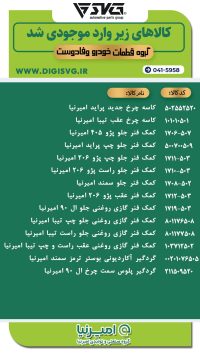 آماده فروش 5 دی 1403