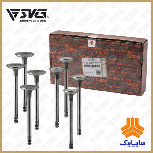 ست سوپاپ دود و بنزین سه شیاره (تجاری) پراید سایپا یدک