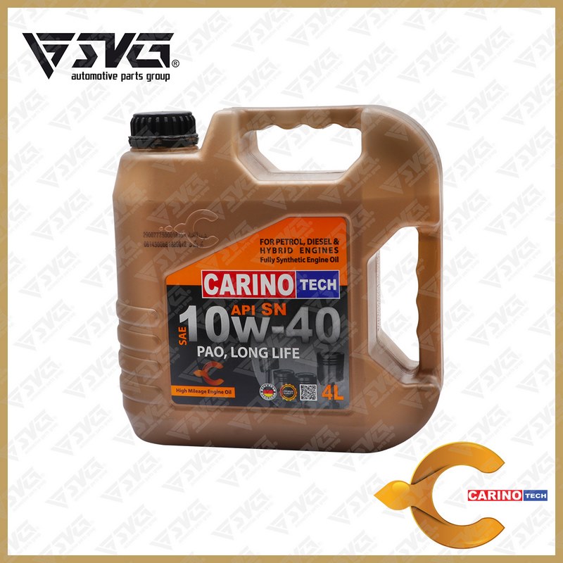 روغن موتور 4 لیتری فول سنتتیک SN 10W40 کارینوتک