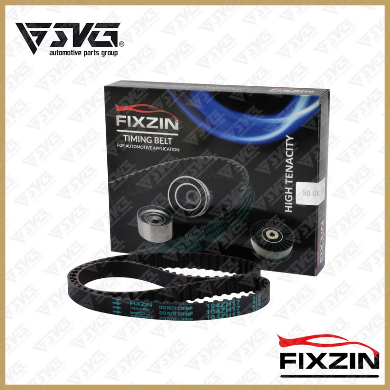 تسمه تایمینگ 104 دندانه (موتور TU2) پژو 206 FIXZIN آذین تنه, تسمه تایم ۱۰۴ دندانه