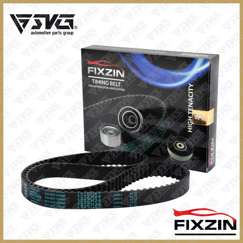 تصویر تسمه تایمینگ 127 دندانه HNBR سمند ملی EF7 و LX برند FIXZIN آذین تنه