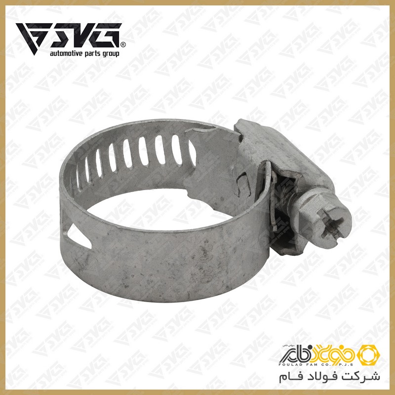 تصویر بست فلزی شیلنگ رادیاتور بخاری با پوشش 20*30 فولاد فام.